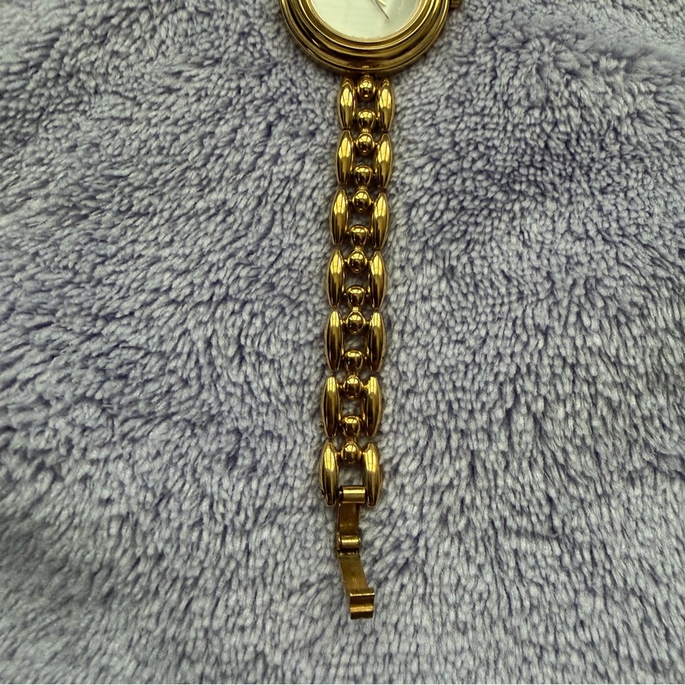 Gucci Vintage Gold Plated Change Bezel Watch FULL SET Mint Working - Picture 9 of 16
